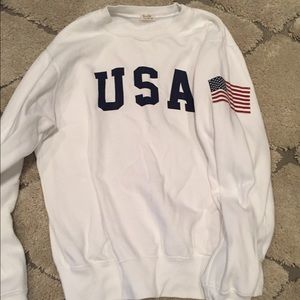Brandy Melville Whites USA Sweatshirt